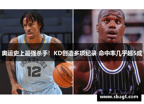 奥运史上最强杀手！KD创造多项纪录 命中率几乎超5成